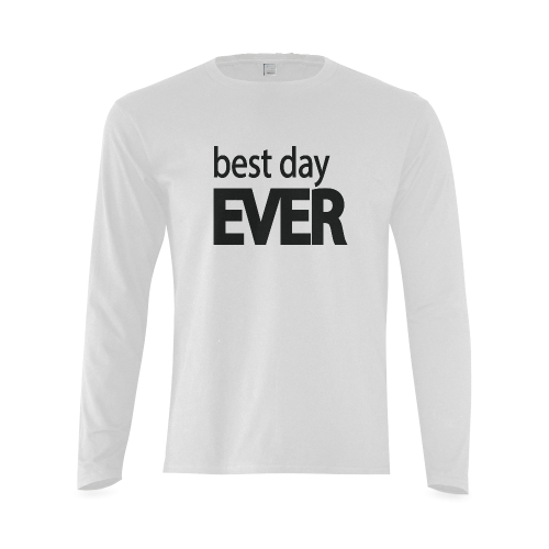 Best Day Ever Sunny Men's T-shirt (long-sleeve) (Model T08)