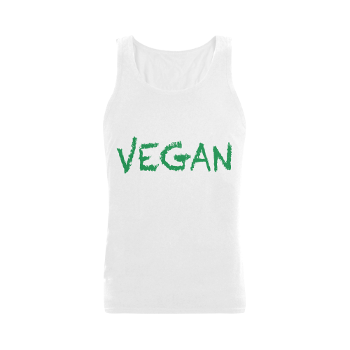 vegan Men's Shoulder-Free Tank Top (Model T33)
