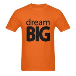 Dream Big Men's T-Shirt in USA Size (Two Sides Printing)