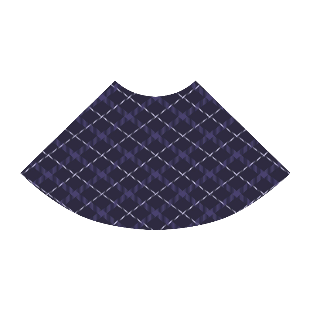 Rpyal blue plaid (tartan) Atalanta Sundress (Model D04)