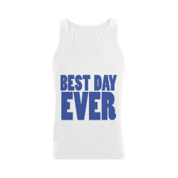 Best Day Ever!! Plus-size Men's Shoulder-Free Tank Top (Model T33)