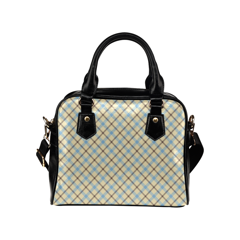 Plain Plaid 1 Shoulder Handbag (Model 1634)