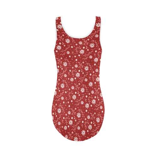 sweet allover pattern 12D Vest One Piece Swimsuit (Model S04)