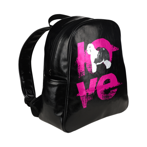 love is OES Multi-Pockets Backpack (Model 1636)