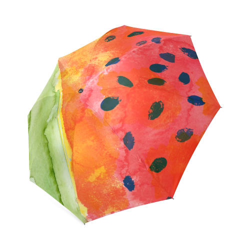 Abstract Watermelon Foldable Umbrella (Model U01)
