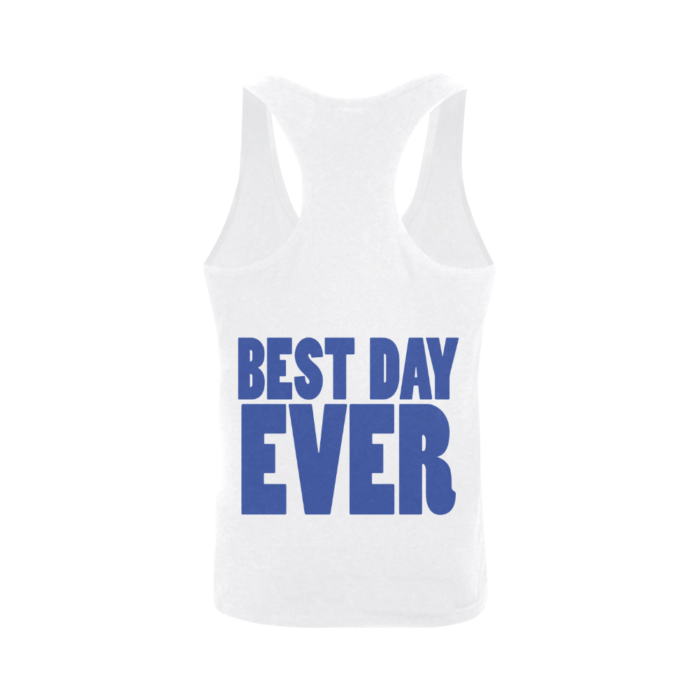 Best Day Ever!! Plus-size Men's I-shaped Tank Top (Model T32)