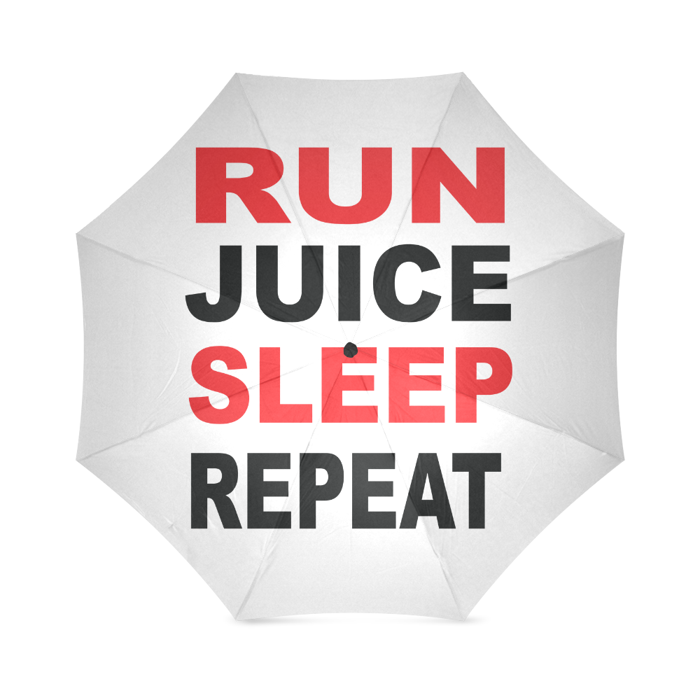 Run Juice Sleep Repeat Foldable Umbrella (Model U01)