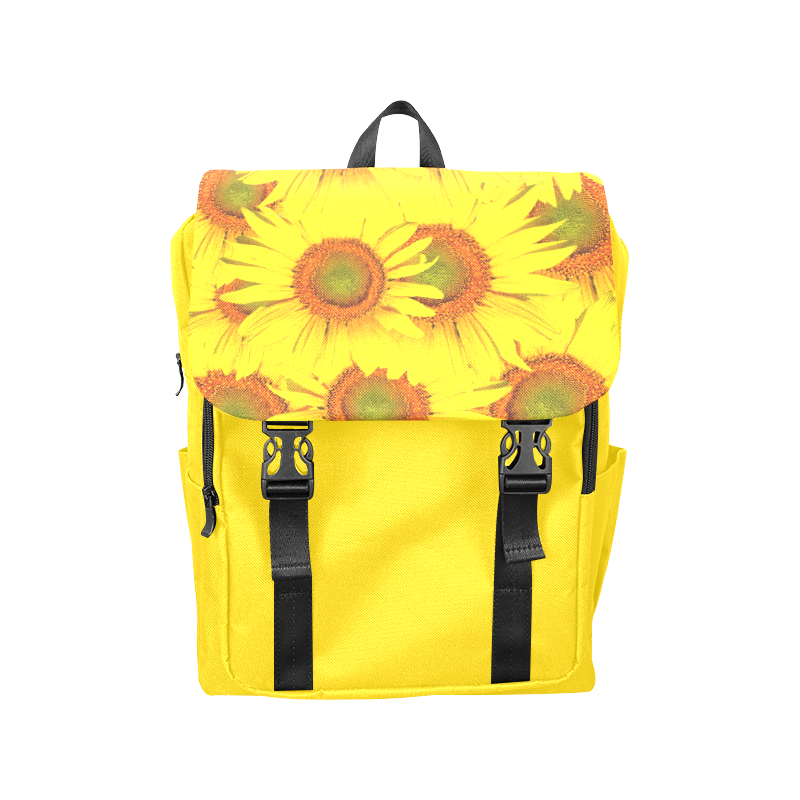 Sunny Sunflowers Casual Shoulders Backpack (Model 1623)
