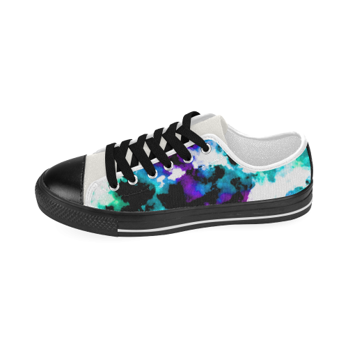 watercolor 4500 Women's Classic Canvas Shoes (Model 018)