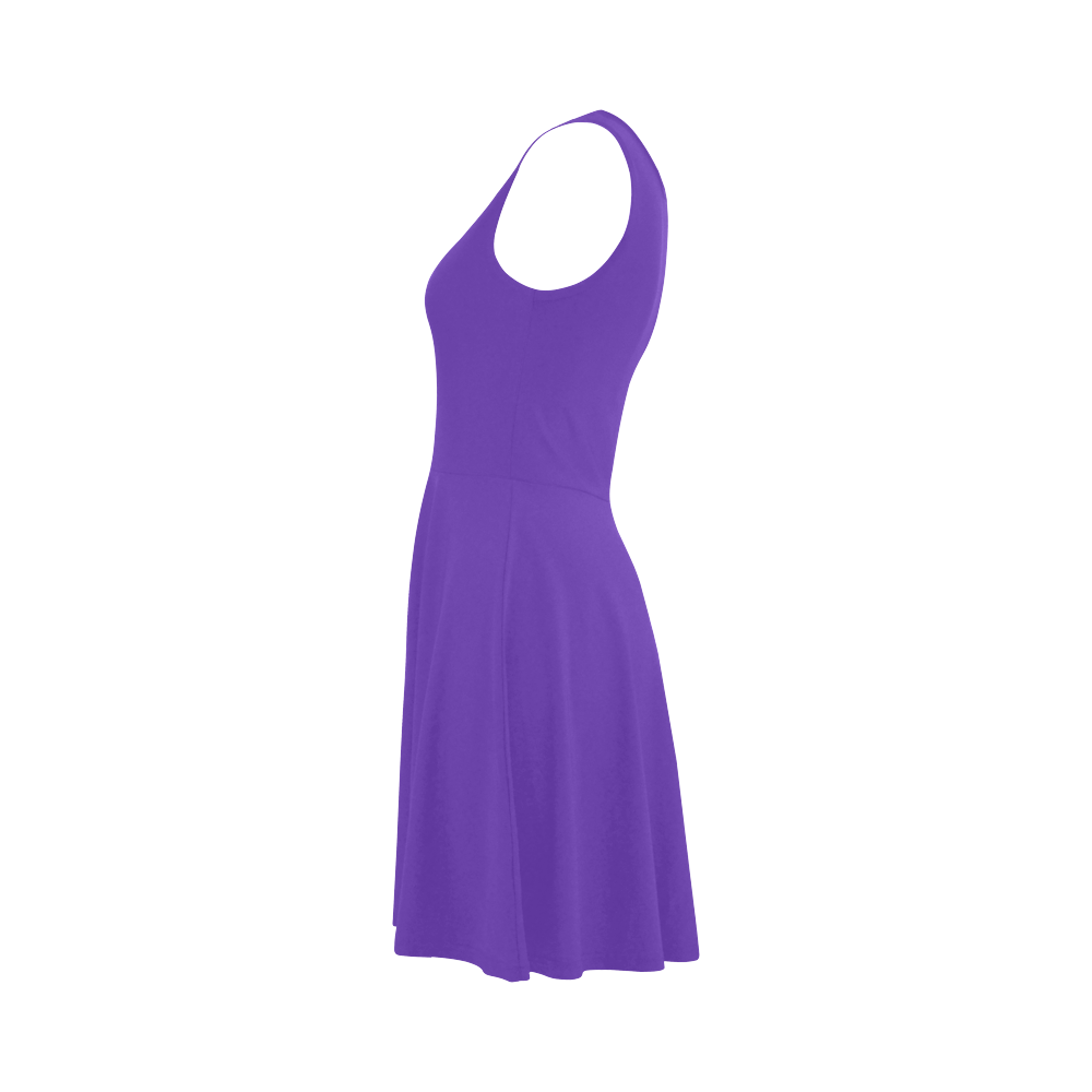 Plain Purple Atalanta Sundress (Model D04)