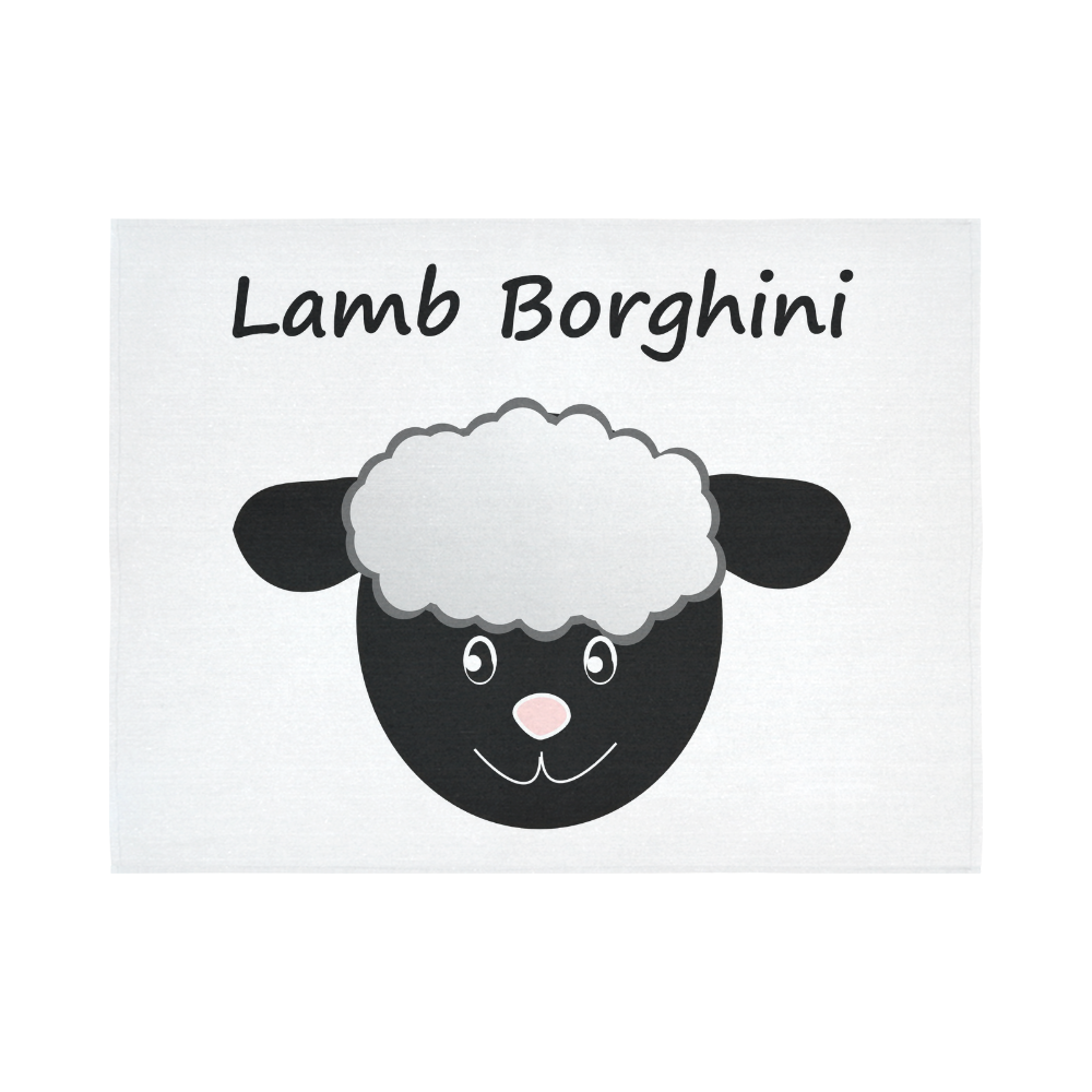 Lamb Borghini Cotton Linen Wall Tapestry 80"x 60"