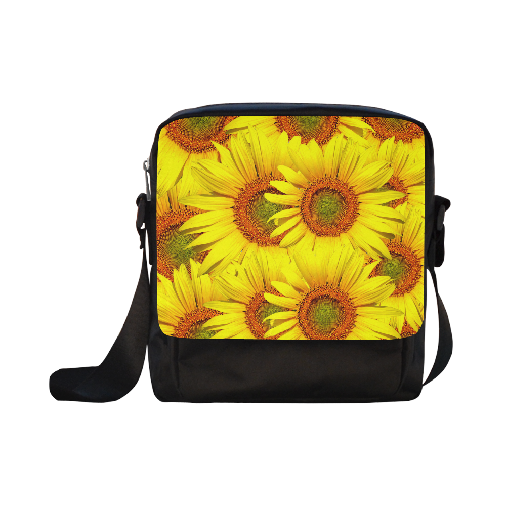 Sunny Sunflowers Crossbody Nylon Bags (Model 1633)