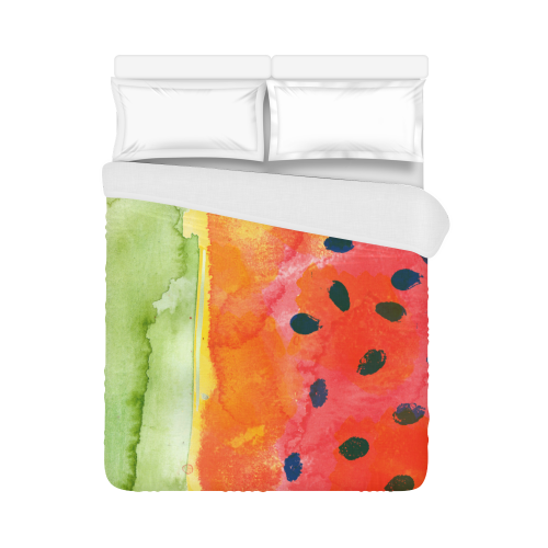 Abstract Watermelon Duvet Cover 86"x70" ( All-over-print)