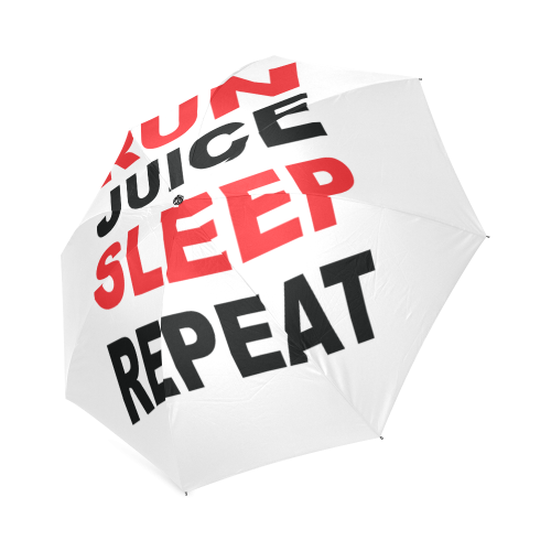 Run Juice Sleep Repeat Foldable Umbrella (Model U01)