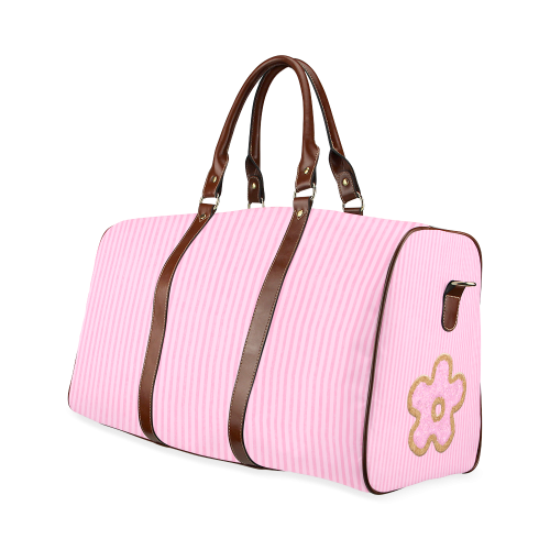 Pink Sheepie Waterproof Travel Bag/Small (Model 1639)