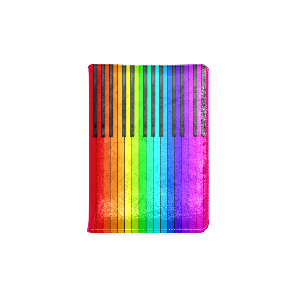 Rainbow Piano Keyboard Custom NoteBook A5