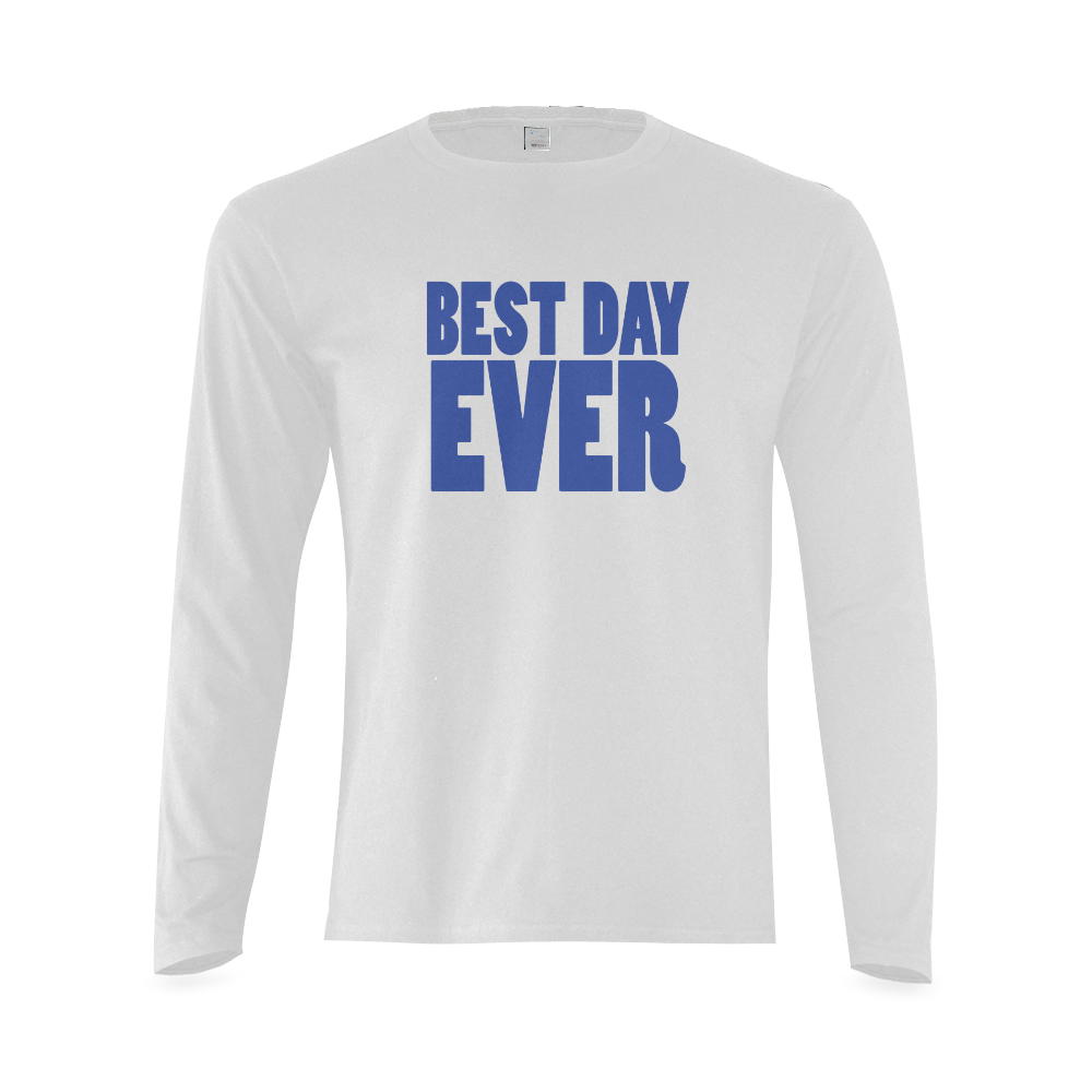 Best Day Ever!! Sunny Men's T-shirt (long-sleeve) (Model T08)