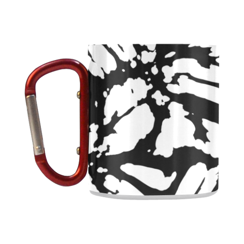 black and white abstract 2 Classic Insulated Mug(10.3OZ)