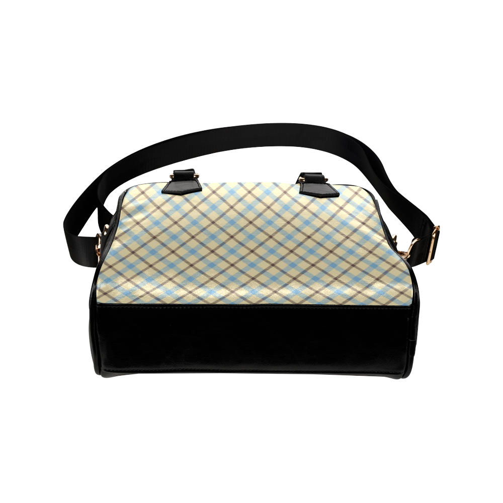 Plain Plaid 1 Shoulder Handbag (Model 1634)