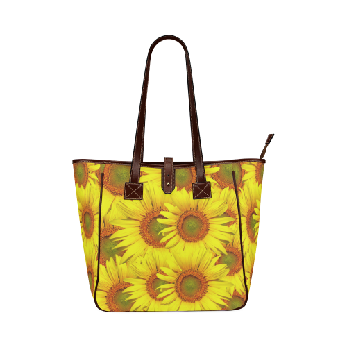 Sunny Sunflowers Classic Tote Bag (Model 1644)