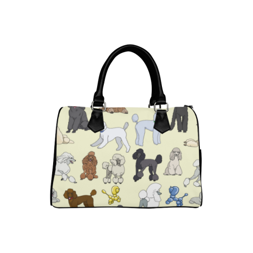 poodles cream Boston Handbag (Model 1621)