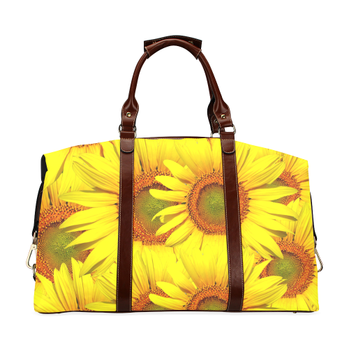 Sunny Sunflowers Classic Travel Bag (Model 1643)