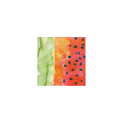 Abstract Watermelon Square Towel 13“x13”