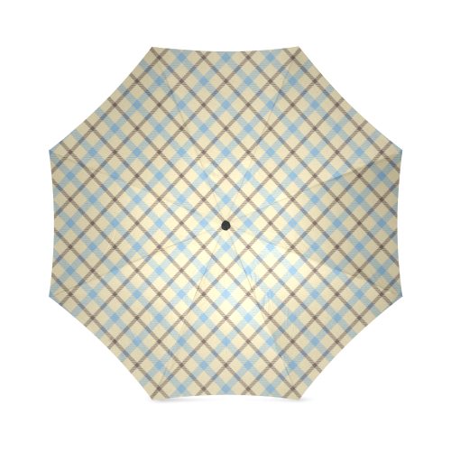 Plain Plaid for Dad (Tartan) Foldable Umbrella (Model U01)
