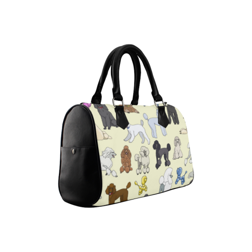 poodles cream Boston Handbag (Model 1621)