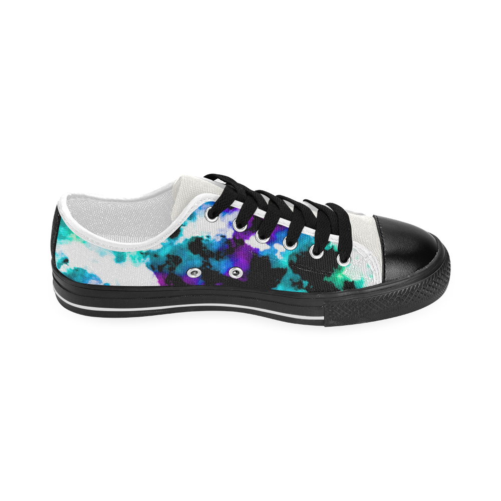 watercolor 4500 Women's Classic Canvas Shoes (Model 018)