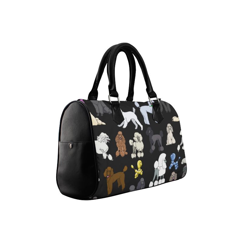 poodlesblack Boston Handbag (Model 1621)