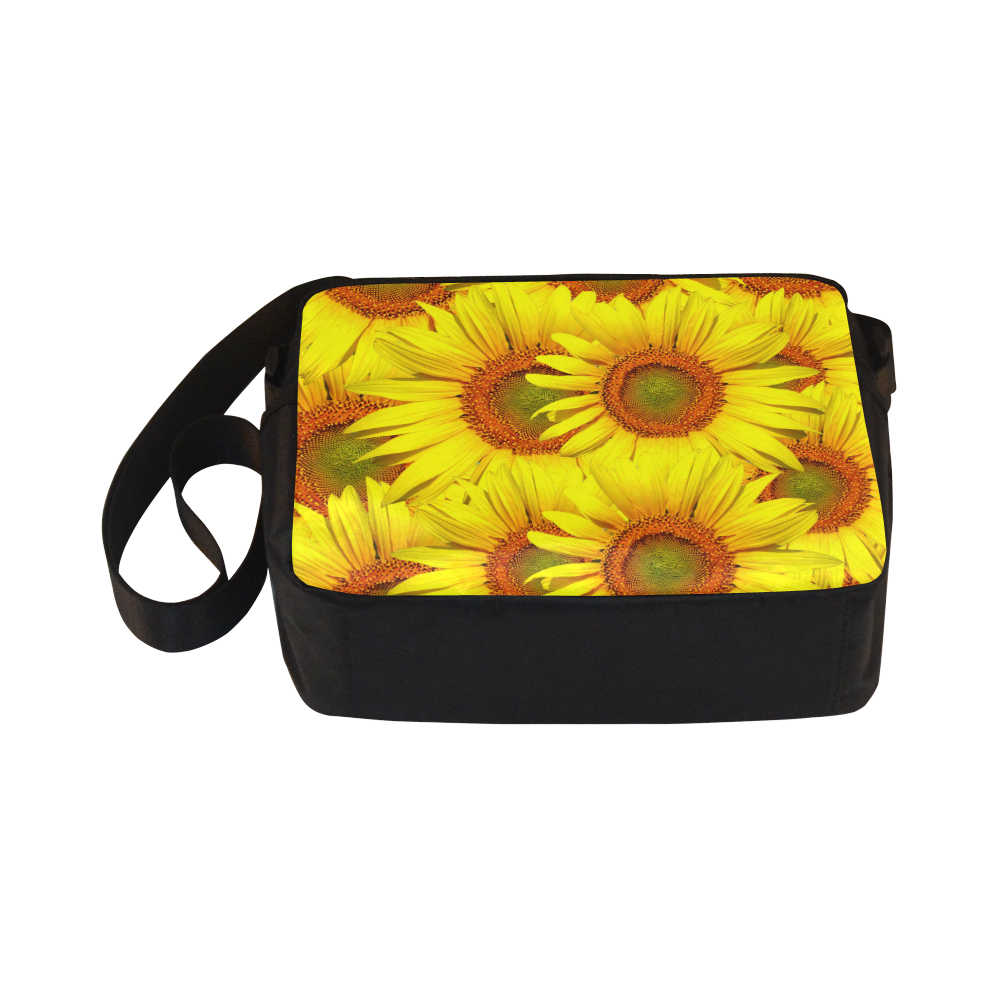 Sunny Sunflowers Classic Cross-body Nylon Bags (Model 1632)