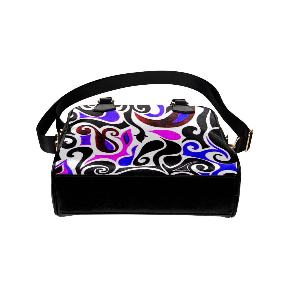 retro swirl Shoulder Handbag (Model 1634)