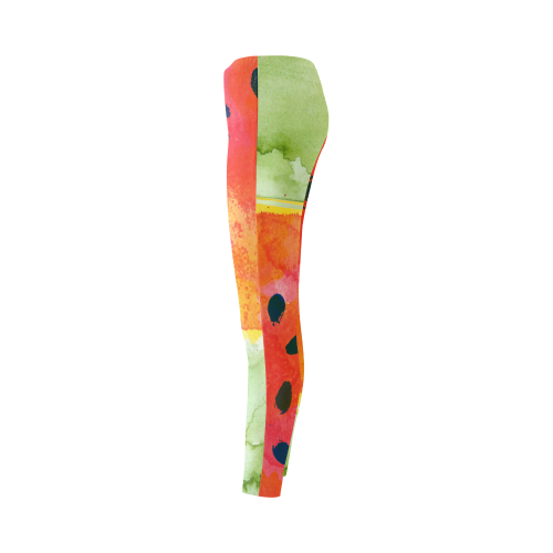 Abstract Watermelon Cassandra Women's Leggings (Model L01)