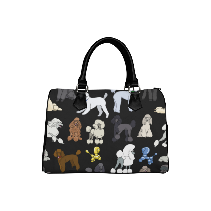 poodlesblack Boston Handbag (Model 1621)