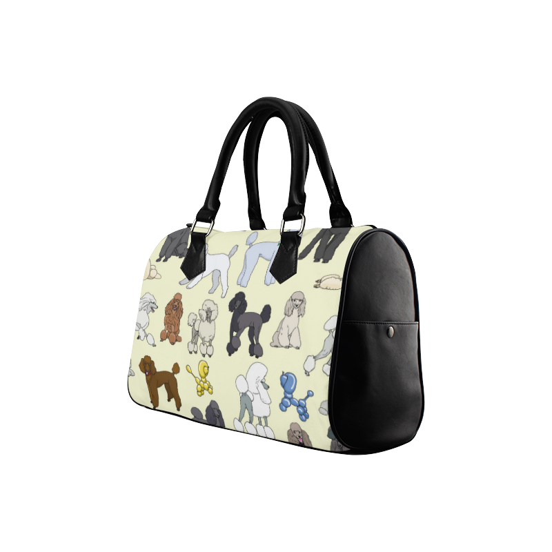 poodles cream Boston Handbag (Model 1621)