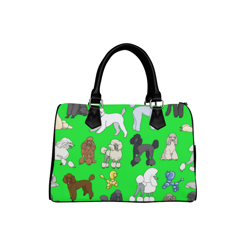 poodles lime Boston Handbag (Model 1621)