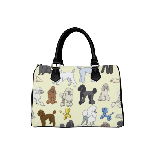 poodles cream Boston Handbag (Model 1621)