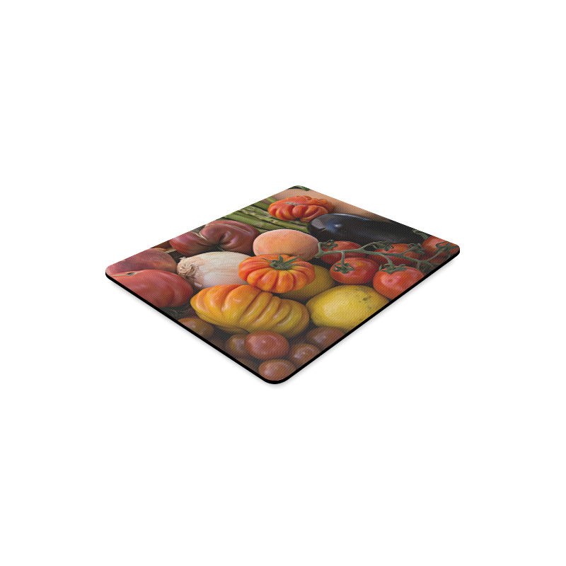 Heirloom Tomatoes in a Basket Rectangle Mousepad