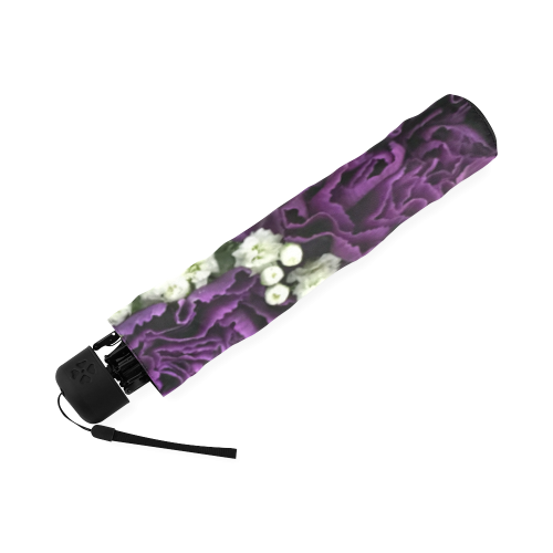 Little Purple Carnations Foldable Umbrella (Model U01)