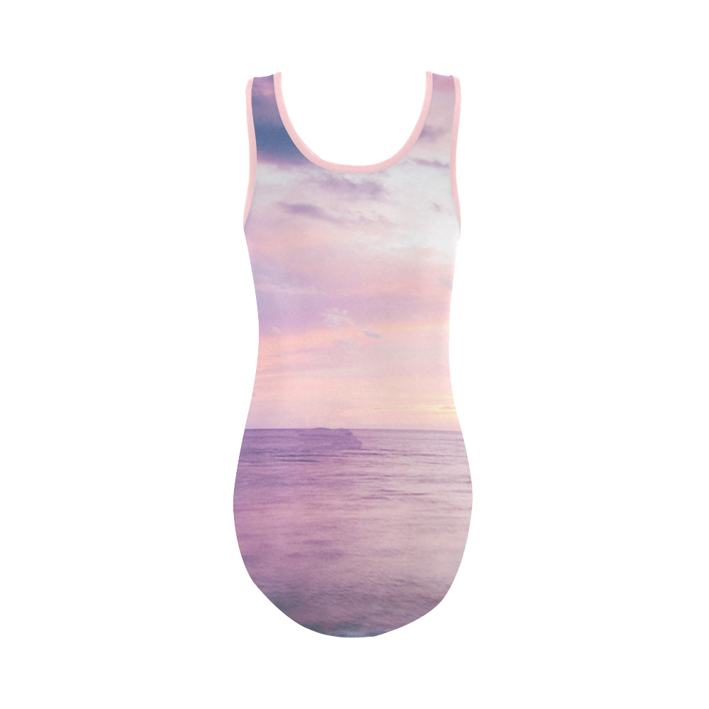 Galah Cockatoo Vest One Piece Swimsuit (Model S04)