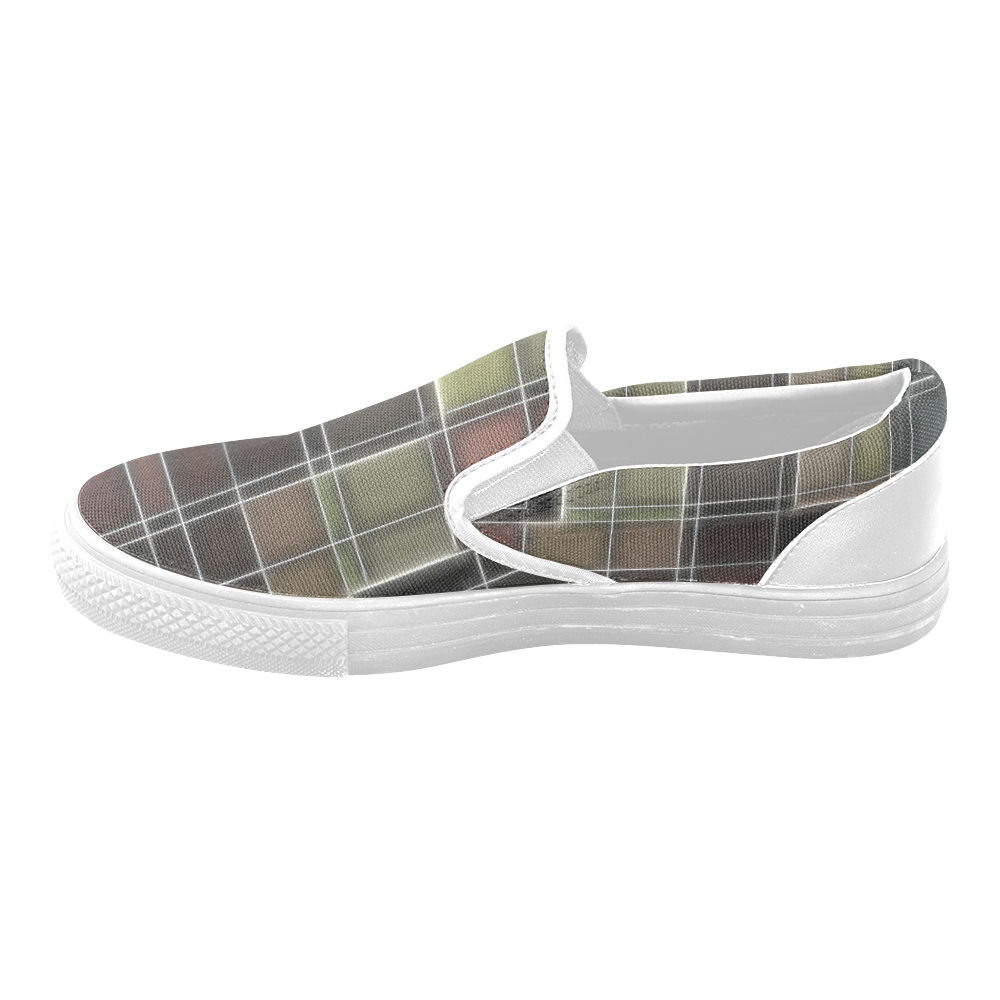 TechTile #1 - Jera Nour Men's Unusual Slip-on Canvas Shoes (Model 019)