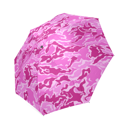 Camo Pink Camouflage Pattern Print Foldable Umbrella (Model U01)