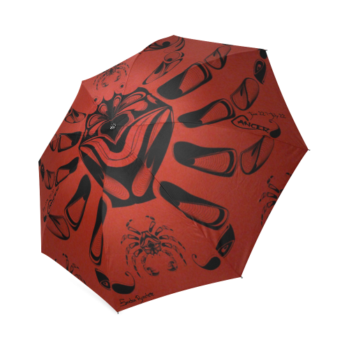 A cancer sign 2 Foldable Umbrella (Model U01)