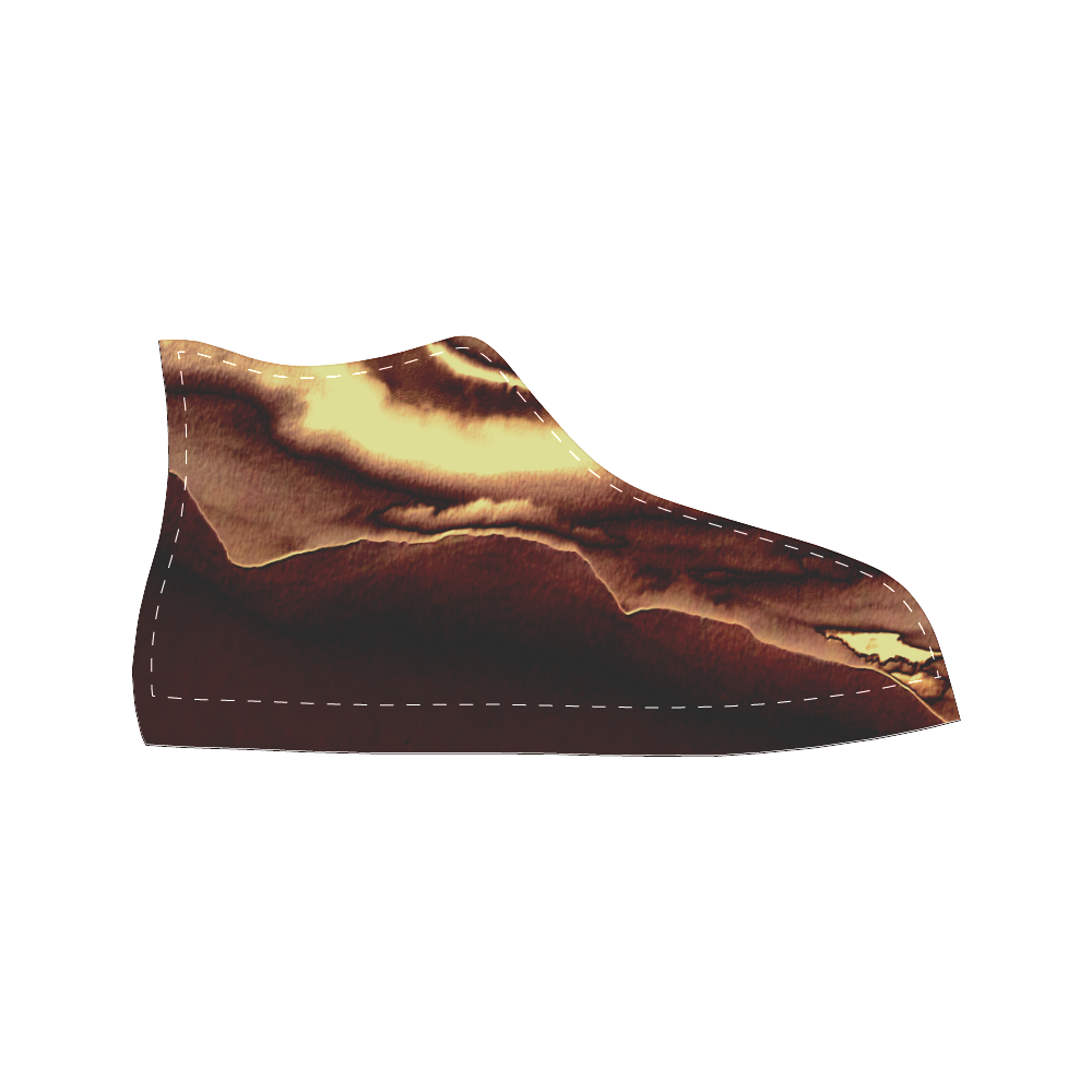Blazing Portal - Jera Nour Men’s Classic High Top Canvas Shoes (Model 017)