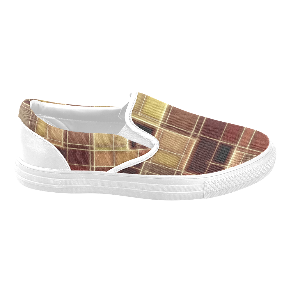 TechTile #1 - Jera Nour Men's Unusual Slip-on Canvas Shoes (Model 019)