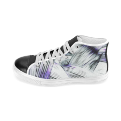 Foliage #8 - Jera Nour Men’s Classic High Top Canvas Shoes (Model 017)