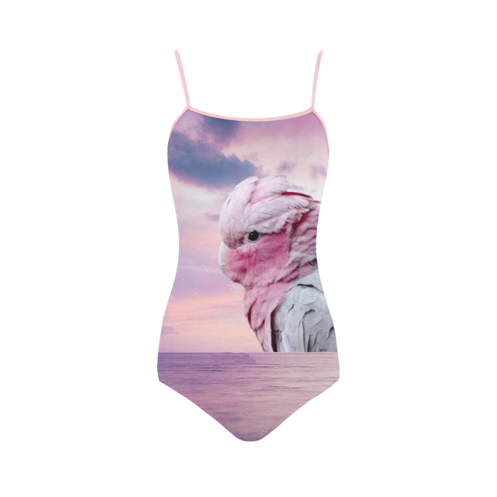 Galah Cockatoo Strap Swimsuit ( Model S05)