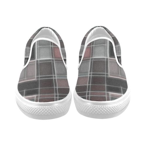 TechTile #1 - Jera Nour Men's Unusual Slip-on Canvas Shoes (Model 019)