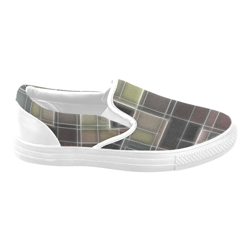 TechTile #1 - Jera Nour Men's Unusual Slip-on Canvas Shoes (Model 019)